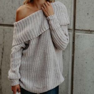 Vici Collection off the shoulder sweater